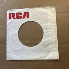 1 Company Sleeve Only Rca Red Letters White