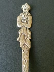 Antique Sterling Silver 925 Figural Bearded Man Demitasse Spoon GORHAM #18