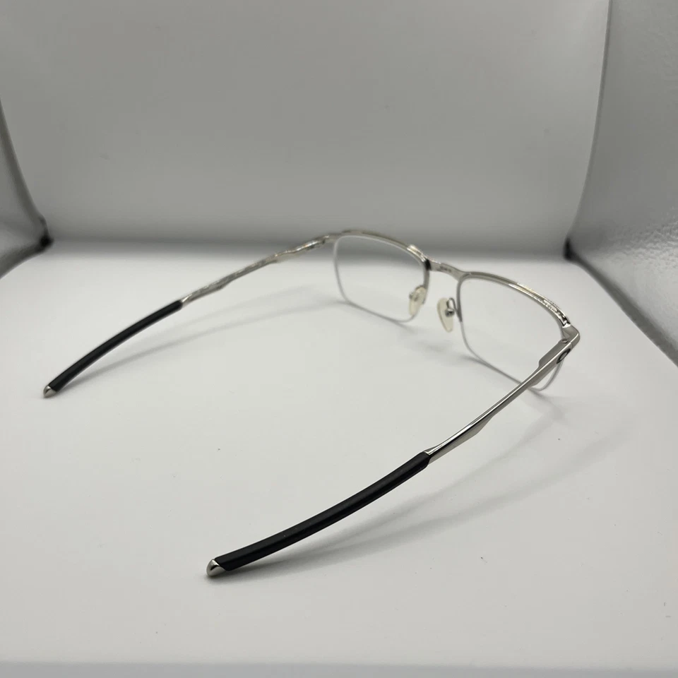 Oakley Eyeglasses OX3187-0353 Chrome Designer Frames Only Silver 53-18-137 - Image 4 of 4