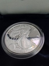 2007 W American Silver Eagle Dollar Proof West Point Inner & Outer Boxes COA