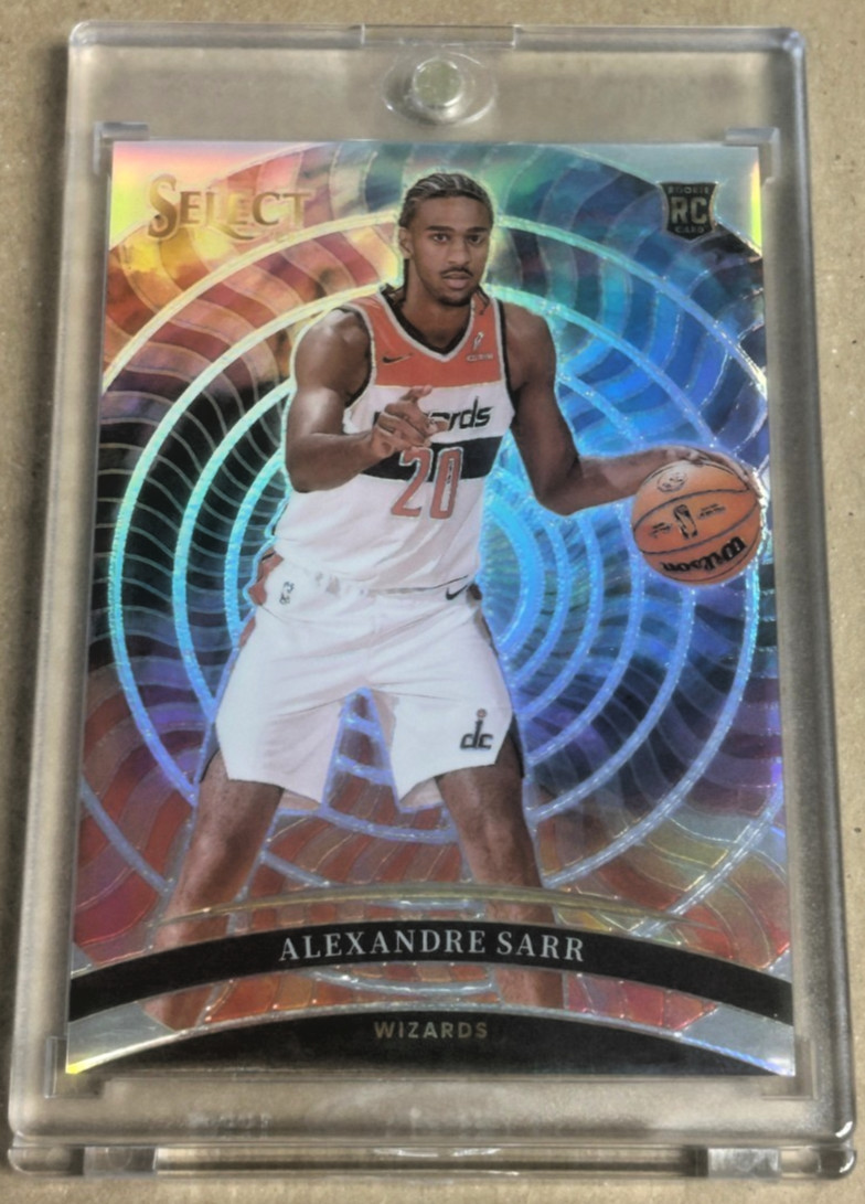 Alexandre Sarr 2024-25 Panini Select COLOR WHEEL SSP CASE HIT RC