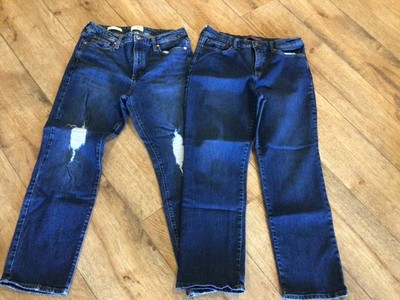 Universal Thread Jeans - Womens Size 12/31  - High Rise slim Straight & Gloria V
