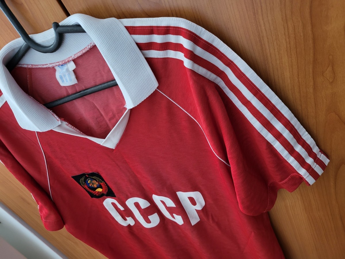 80s adidas CCCP サッカーTシャツ ソビエト連邦 80s adidas CCCP サッカーTシャツ ソビエト連邦 アディダス