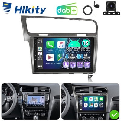 Für VW Golf 7 VII 12-20 Android 15 Radio Carplay GPS Navi DAB+ 4+64GB DAB WiFi