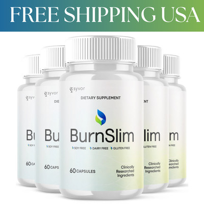 (5 Pack) BurnSlim Advanced Energy & Fitness Supplement Burn Slim 300 Capsules