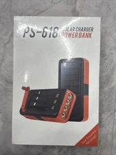#Solar Power Bank 63200mAh Portable Charger with Dual Outputs & Crank PS-618