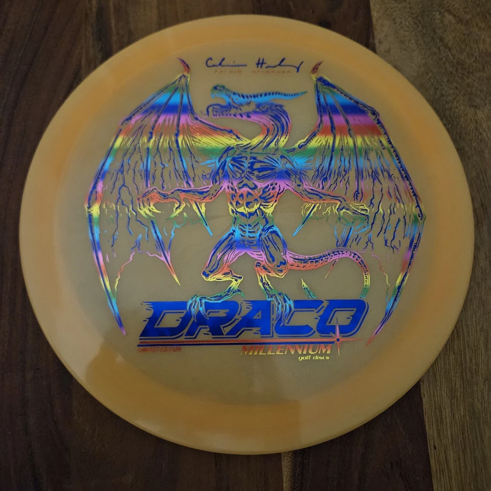 Lámina Millennium 1.3 GLOW LUNAR DRACO - CALVIN HEIMBURG - FUERA DE SERVICIO / RARA Party Time Foto 3 de 4