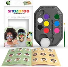 Snazaroo Face Paint Set Rainbow 8 Colors Water Based