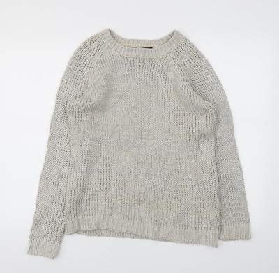 GLASSONS Damen Pullover Pulli grau Größe L