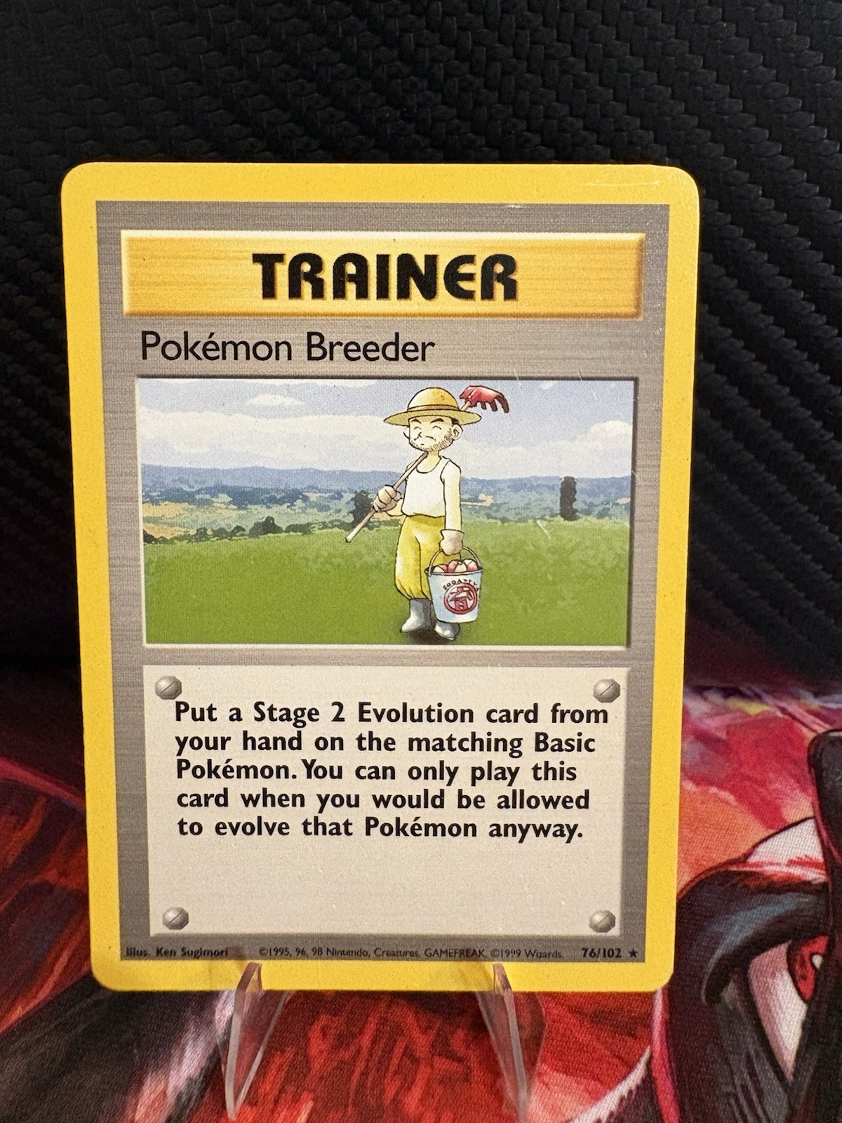 1999 Pokémon Base Set Pokémon Breeder 76/102 WOTC Trainer MP+