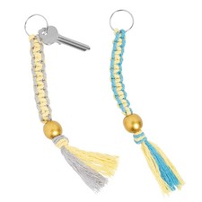 Fun Express Macrame Keychain Craft Kit - Makes 6