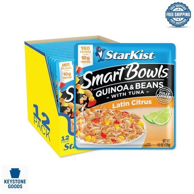 Smart Bowls Latin Citrus Pouch Pack   Ready-to-Eat Quinoa & Tuna Meal