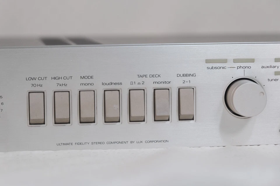 Luxman L-113A Stereo integrated amp Silver Separate HiFi VGC Phono Warranty - Image 4 of 4