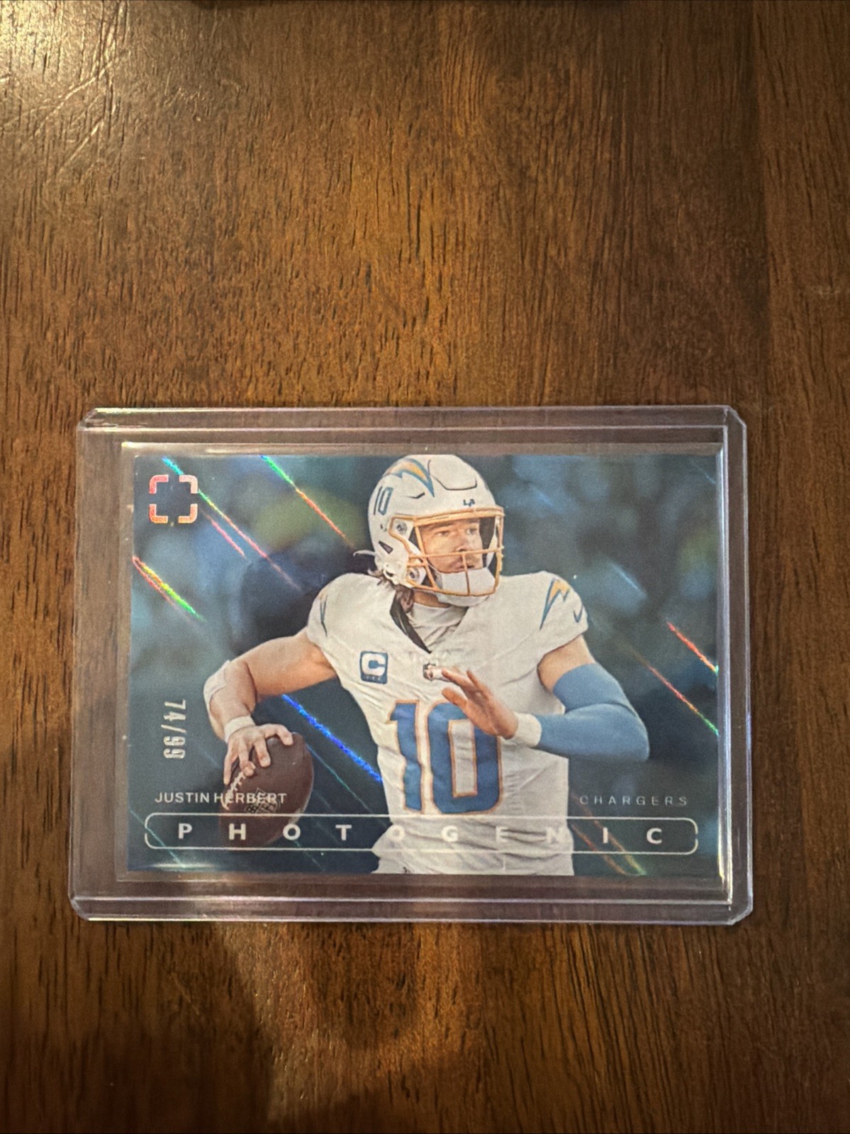2024 Panini Photogenic - Justin Herbert #50 Blue /99