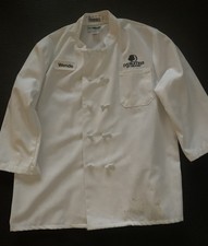 Chef Coat Jacket Size 46-RG Short Sleeve White Restaurant Style Men's