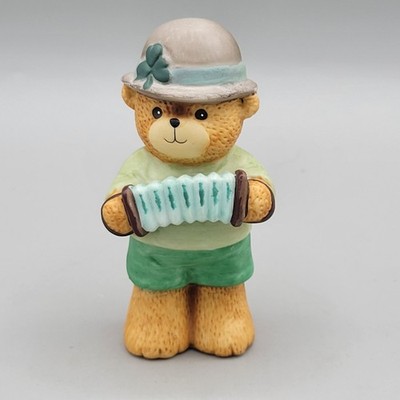 Vintage 1985 Lucy Rigg Enesco Lucy & Me Teddy Bear St. Patrick's Day Irish