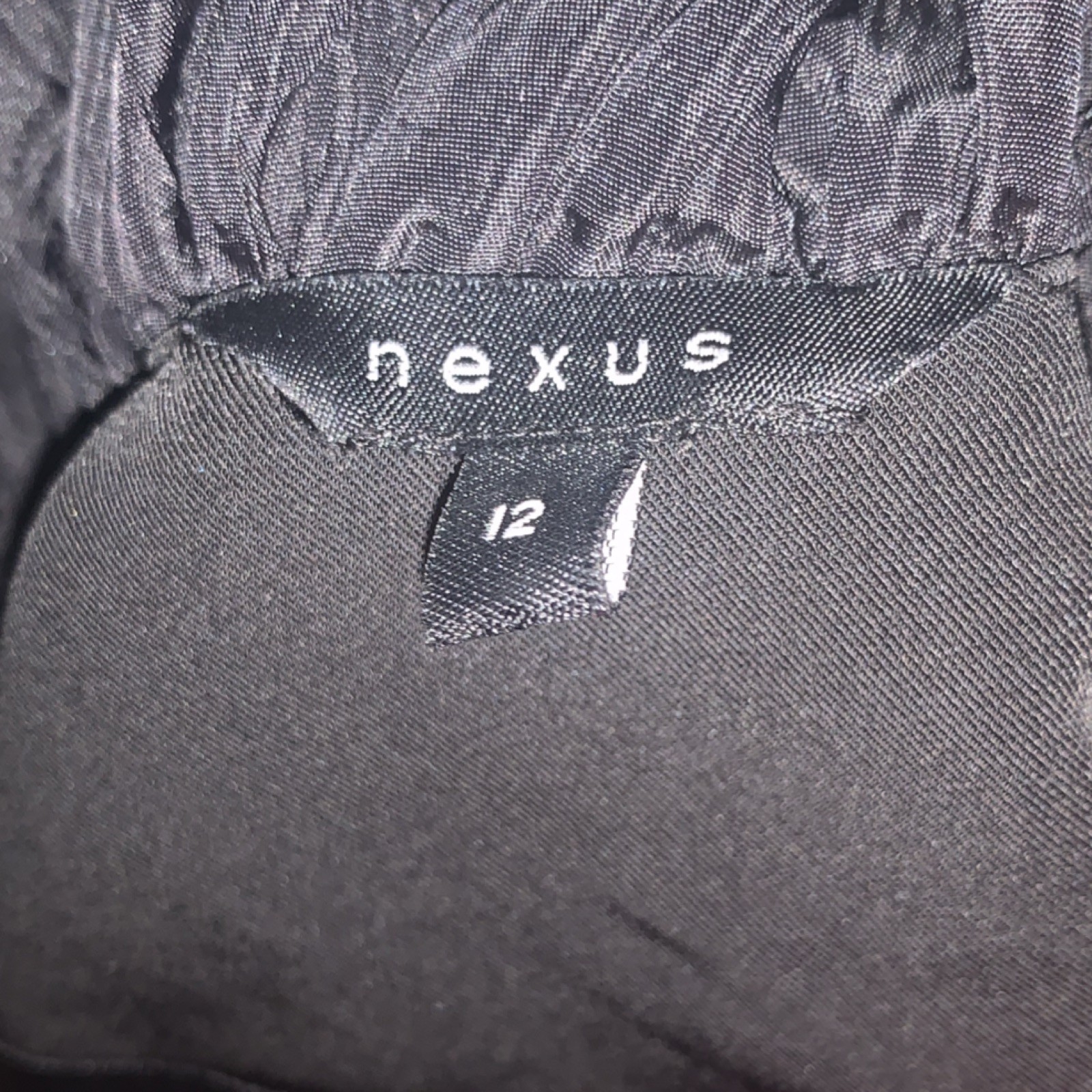 Nexus Black Ruffled Button Jacket Lined Solid Pat… - image 3