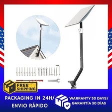 Roof Wall Mount for Starlink V2 Heavy Duty Long Pole Kit with Mount Adapter