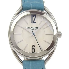 Chaumet Lian Watches W23210-01A WhiteDial Stainless Steel/leather Quartz A...