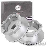 2X A.B.S. Bremsscheiben 306Mm Hinten Passend FüR AC 428
