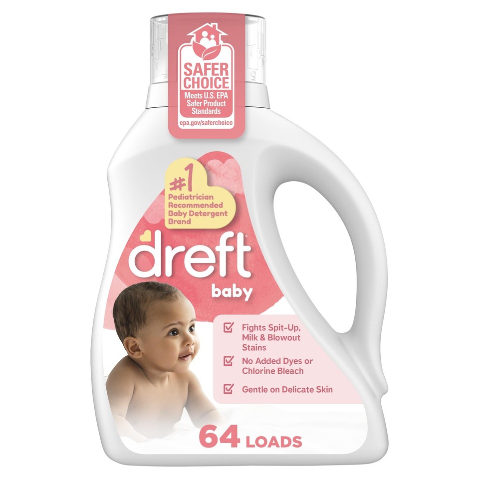 Dreft Liquid Laundry Detergent for Babies, tackles 100% 84 Fl Oz (Pack of 1)