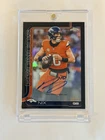 2025 Topps Chrome Football Bo Nix True Black Auto /10