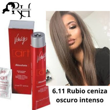 Tinte Vitality's 6.11 Rubio ceniza oscuro intenso colores para cabellos 100 ml