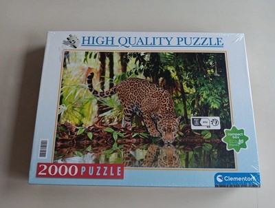 Clementoni 2000 Piece Leopard Jigsaw Puzzle Made in Italy Brand New Sealed 