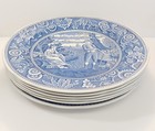 SET OF 6 DIFFERENT THE SPODE BLUE ROOM COLLECTION PLATES.