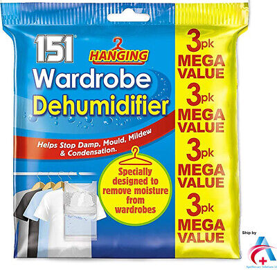 2 X Wardrobe Dehumidifier Damp 2 X Wardrobe Dehumidifier Damp
