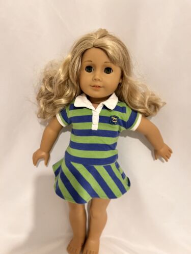 18" American Girl Doll Lanie Holland 2010 Girl Of The Year Retired Blonde - Afbeelding 1 van 5