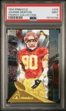 1994 PINNACLE TROPHY COLLECTION #205 JOHNNY MORTON PSA 9 MINT ROOKIE RC LIONS