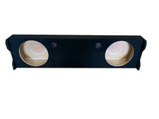 Subwoofer Sub Box for 2012 Ford F150 Super Crew Cab Supercrew Dual 12" black 