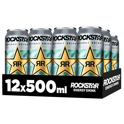 Rockstar Energy Drink Waldmeister Zero Sugar 12x0,5l- incl. 3,00  Pfand=4,15 /L