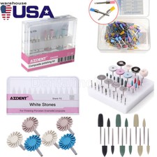 Dental Composite Polishing Kit Resin Ceramics Porcelain Kit Diamond System RA/HP