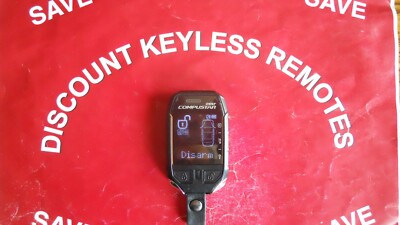 COMPUSTAR LCD KEYLESS REMOTE  VA5RCD500-2WLR  2WT11R-SS  5-BUTTON GOOD CONDITION