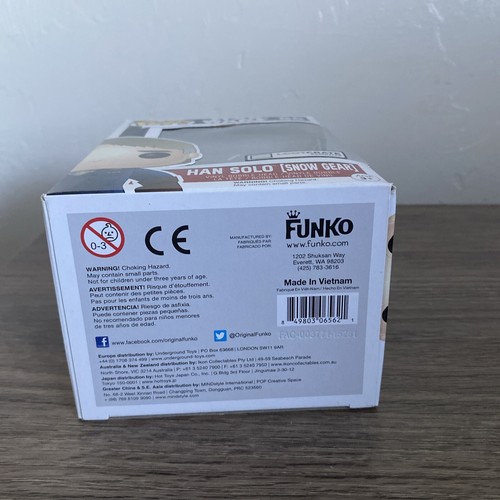 Figura de vinilo exclusiva de Star Wars Han Solo (Snow Gear) Funko Pop caja de botín #86 - Imagen 6 de 6