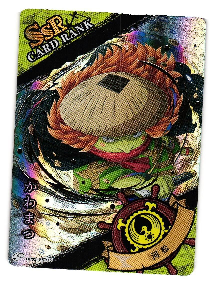 Kawamatsu SSR OP02-SSR15 One Piece Anime TCG CCG Anime Card