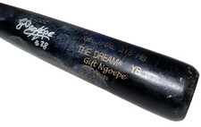 Pirates Gift Ngoepe Signed Game Used Hoosier Bat 2009 WBC World Baseball Classic