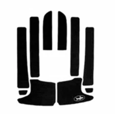 Kawasaki 1100  900 STX,900 STS 01-02 Elite Traction Mats Foot Pad BlackTip