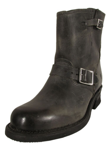 $298 Frye Womens Engineer 8R Pull On Round Toe Boots, Charcoal, US 7.5 - Afbeelding 1 van 5