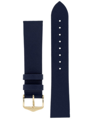 12mm Blue Hirsch Diamond Calf Leather Watch Strap Large New  120/80mm New