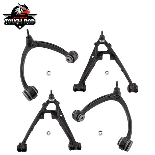 4PCS Front Upper Lower Control Arms For Chevy Silverado Tahoe GMC