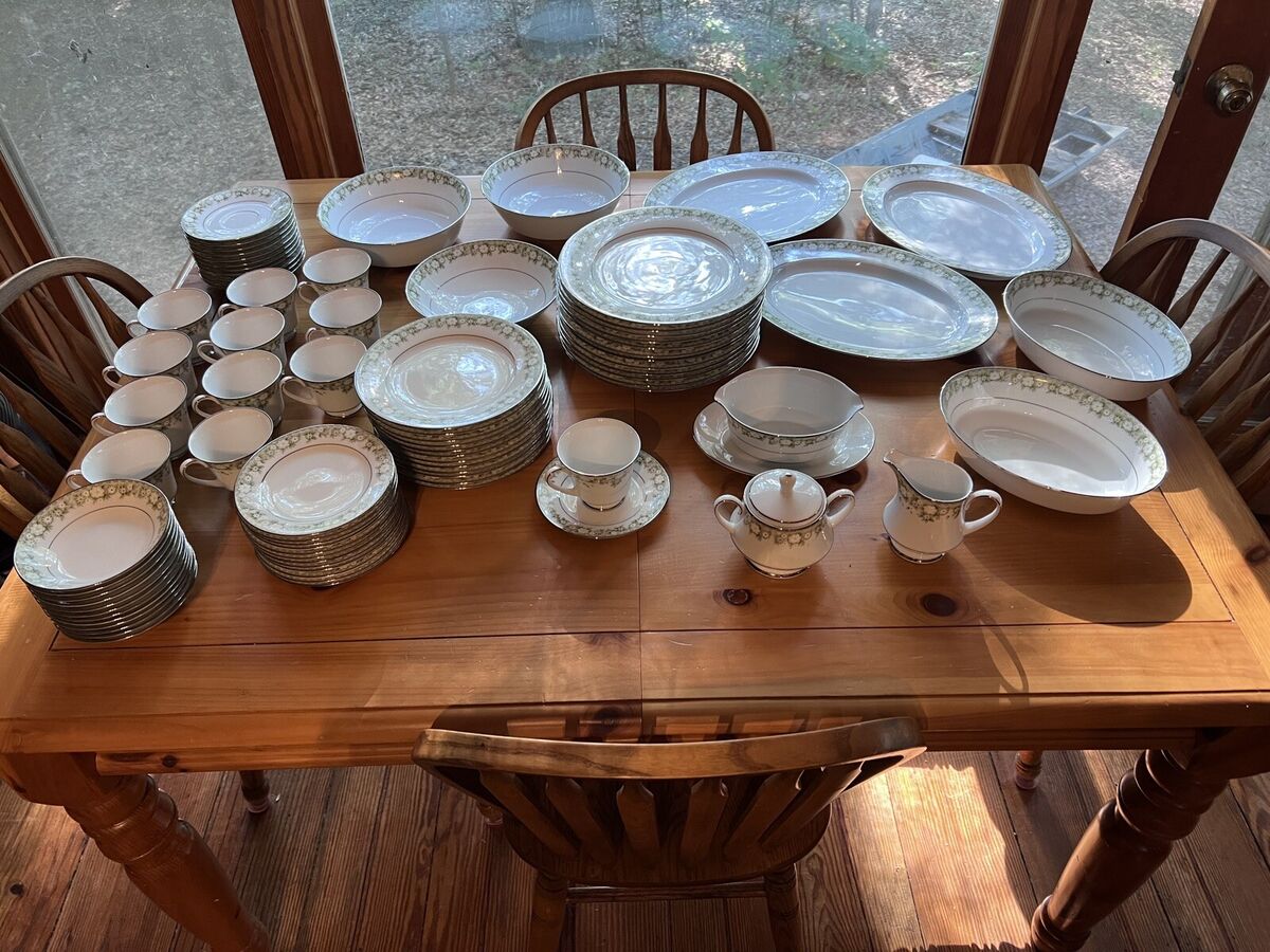 Vintage Noritake Princeton China 6911 Complete Set For 12