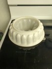 Vintage Tupperware 1202 White Speckled 9" Jello Mold Ice Ring 3 Piece Set — photo 1