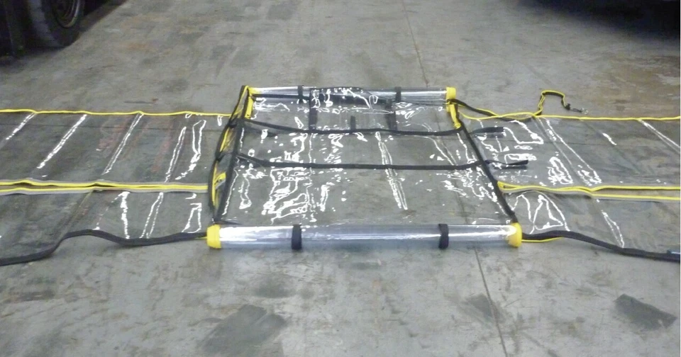 Full Forklift Cab Enclosure Cover Heavy Duty Clear Vinyl Fits Standard Models - Image 2 of 3