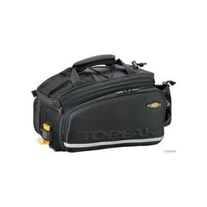 topeak mtx trunk bag dxp bicycle trunk bag with rigid molded panels