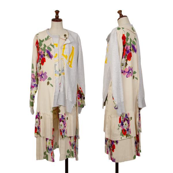 JUNYA WATANABE COMME des GARÇONS JUNYA WATANABE COMME des GARCONS Patchwork Pleated Dress
