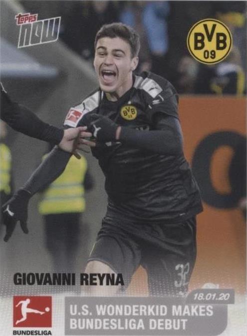 Topps Bundesliga Japan Edition Giovanni Reyna #29 Trading Card