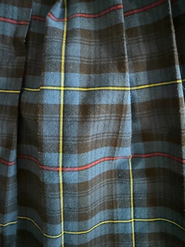 French Toast Girls Sz 8 Blue Plaid Pleated School Girl Skirt - Picture 3 of 4